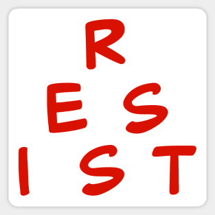 Resist / Red Triangle Protocol Sticker